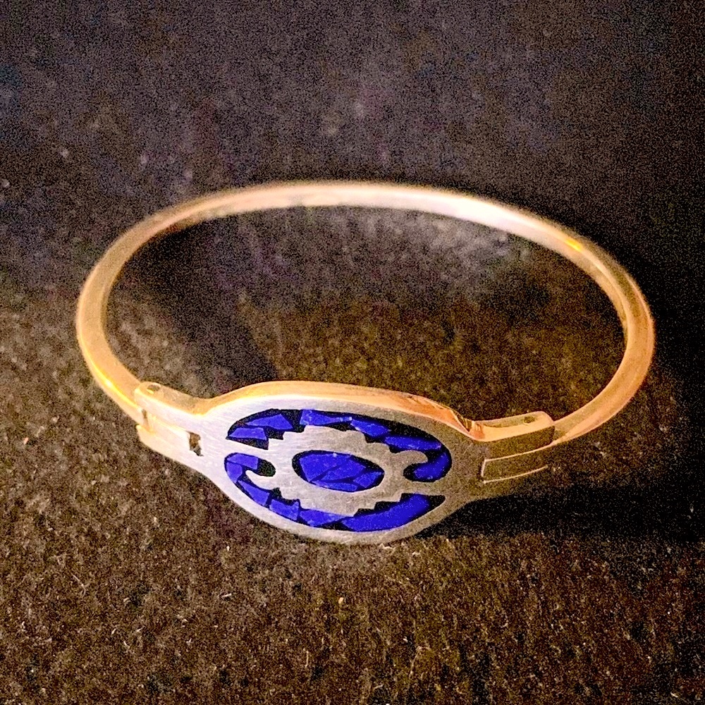 Ladys Sterling Mexican Handmade Bracelet 125$